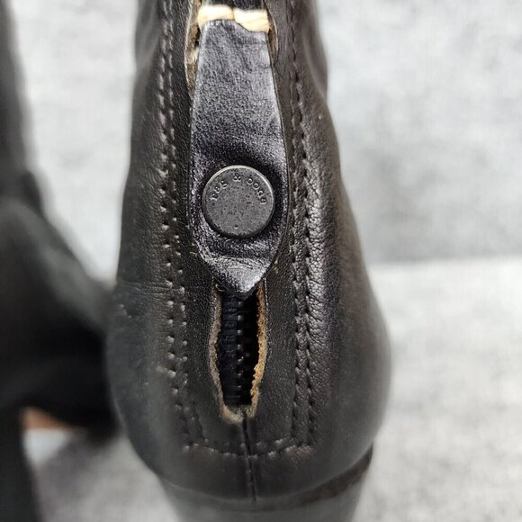 Rag & Bone Classic Newbury Ankle Boots Booties Black Leather Size 9.5 39.5 - Picture 9 of 16